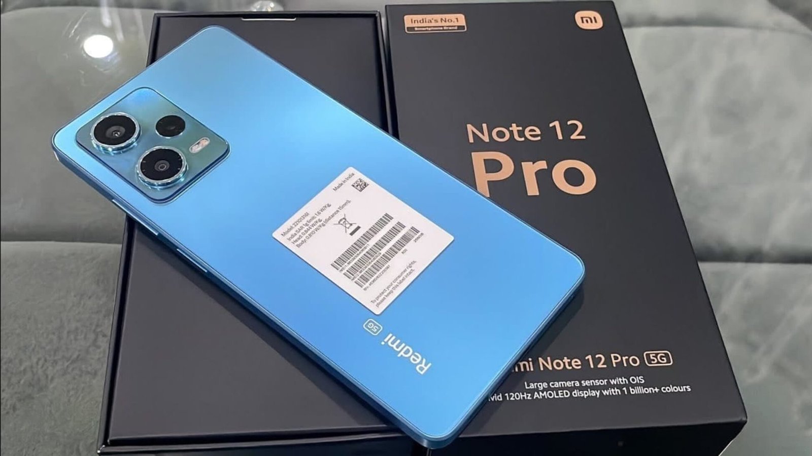 Redmi Note 12 Pro 5G – 120MP Camera, 7500mAh Battery, 12GB RAM & 90W Fast Charger, Order Now!